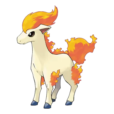 official artwork of ponyta